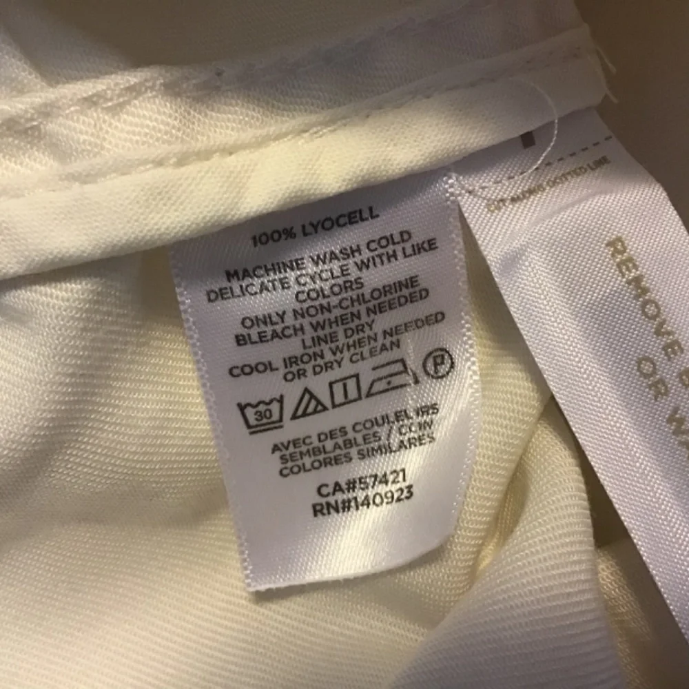 LOFT Drawstring Utility Jacket Cream XL - Picture 4 of 4
